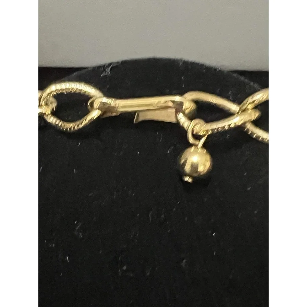Jose Barrera Avon Gold Plated Filigree Floral Bib‎ Necklace 18-21
